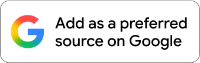Button to add as a preferred source on Google